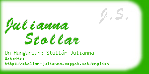 julianna stollar business card